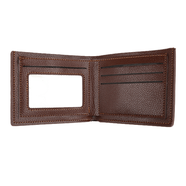 PU Leather Wallet - Brown