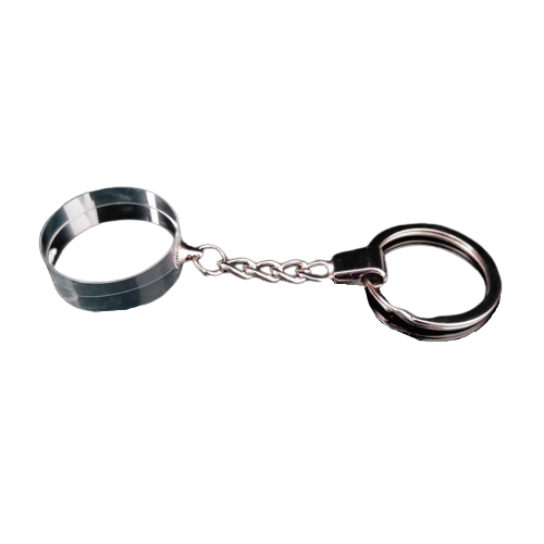 LED Crystal keyring - Round