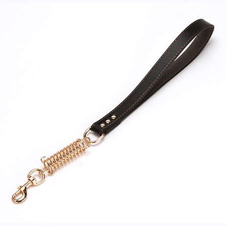 PU Leather Dog Lead - Black