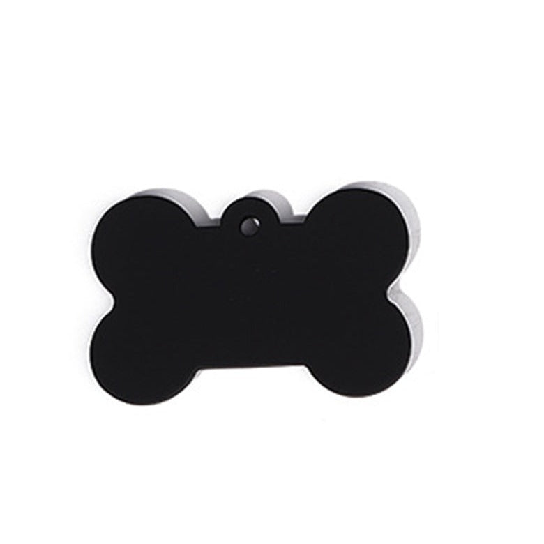 thinkbaba laser supplies black stainless seel aluminium bone dog tag