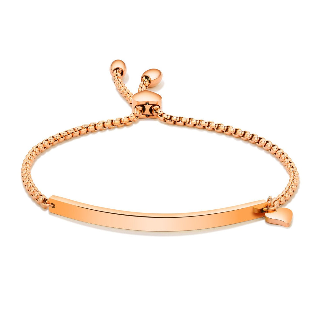 ThinkBaba Laser Supplies Rose Gold engravable bracelet 