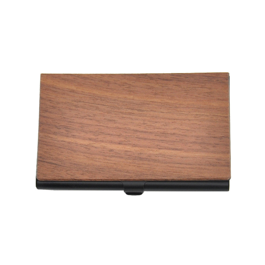 wooden business card holder laser engravable ThinkBaba LTD